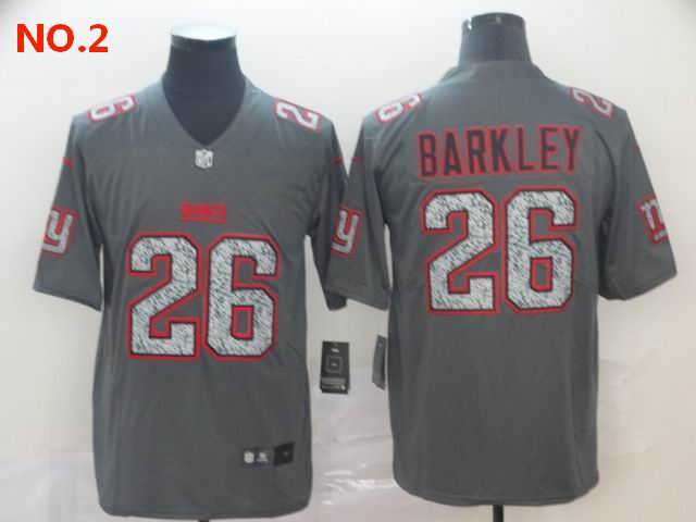  Men's New York Giants #26 Saquon Barkley Jersey NO.2;